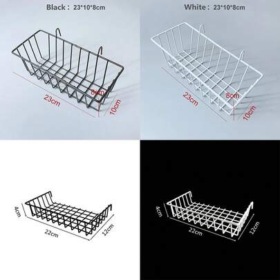 Cesta de almacenamiento decorativa de Metal, rejilla de hierro artesanal, maceta, estante colgante, marco montado en arte de pared, estante de exhibición de malla, decoración del hogar
