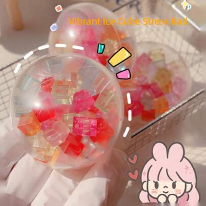 1 pieza Nueva Bola Esponjosa Pop Bead Ruidosa y Creativa - Un Esencial Aliviador de Estrés Lindo Diseñado para Trabajadores de Oficina. También Sirve como una Decoración de Escritorio Elegante y un Regalo Perfecto para Cumpleaños, Pascua (Edades 14+)