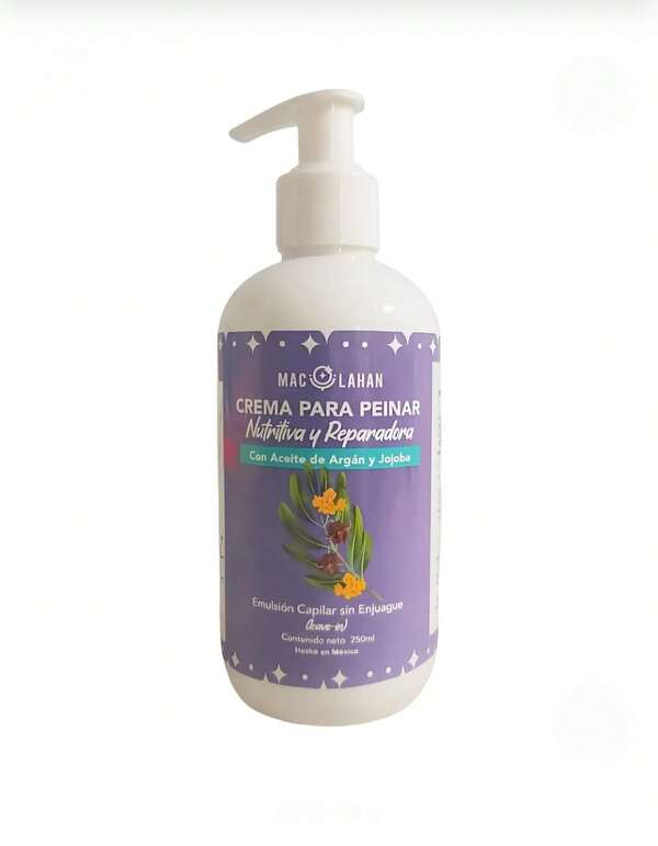 Tratamiento En Crema Para Peinar Con Aceite De Árgan 250ml