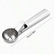 Stainless Steel Heavy Duty Ice Cream Scoop With Trigger - Suitable For Ice Cream And Gelato, Dishwasher , With Comfortable Grip - Multicolor - View 7