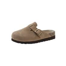Birkenstock-Style Closed-Toe Mules For Women, 2026 Summer Model, Round-Toe, Thick-Soled, Slip-On Casual Sandals - 沙非色 - 查看 3