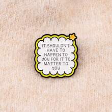 Enamel Badge Brooch Pin, Suitable For Backpacks, Bags, Stylish Decoration, Gift For Friends - Multicolor - View 7