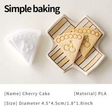 1 pieza Molde de cortar galletas con forma de oso de peluche de dibujos animados. Cortador de galletas con diseño de flor de primavera. Herramienta de estampado para arcilla suave y azúcar. Herramienta creativa de cocina para manualidades padres-hijos. - Ver 16