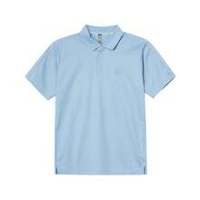 Adidas 男士休闲轻便透气短袖POLO衫，运动休闲 JD5219 - 天藍色 - 查看 1