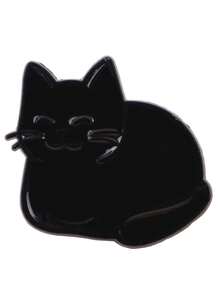 Enamel Cat Shaped Badge, Cute Cartoon Brooch - Adorable Lapel Pin, Suitable For Backpack And Clothing Decoration - Multicolor - View 9
