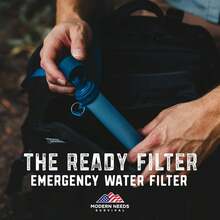 MODERN NEEDS Ready Filter Personal Water Filter Straw |   Backpacking Water Filter For Hiking & Camping |   Portable Water Purifier Camping |   Emergency Survival Gear & Camping Survival Kit - 4 - View 8