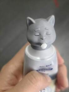 1pc Cat-Shaped Toothpaste Squeezer, Fun Creative Design, Suitable For Bathroom, Essential For Pet Lovers, Make Brushing Teeth More Interesting - Multicolor - View 3