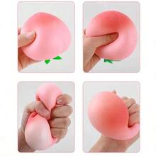 Random Color Soft Pressure-Resistant Squeeze Toy, Peach Squishy Toy For Adults, Squishy Toys, Cute Stuff, Cheese Squishy, Squishy Dumpling - Multicolor - View 11