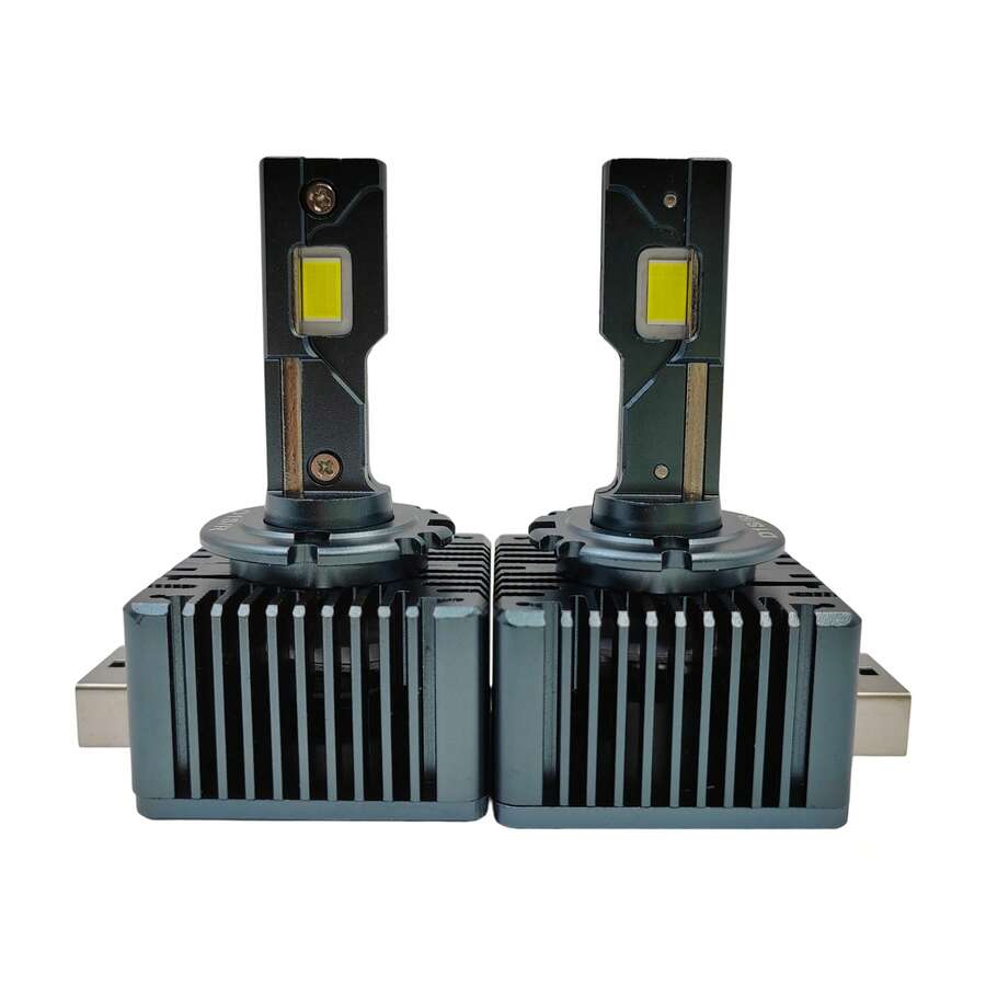 D Series Original LED D1S D3S Headlights D2 D4 Models, 200% Brightness Increase, 100% Illumination Distance Increase, 50% Focus Increase, Easy Installation, 2pcs/Set