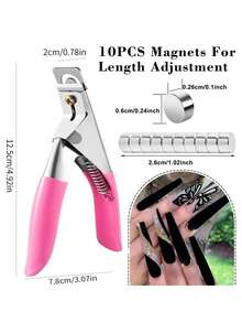 Single-Edged Titanium-Plated French U-Shaped Nail Clipper, Stainless Steel Nail Clipper Suitable For Extending Nails - Multicolor - View 2
