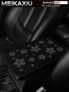MEIKAXIU 新款粉色3D泡棉花朵潛水料車用扶手墊 中控台墊 女性車飾 - 發泡花扶手墊 - 查看 15