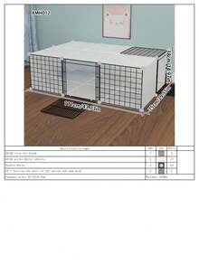 宠物围栏狗笼小型室内家用隔离屏障兔猫别墅狗窝宠物笼 - 彩色 - 查看 14