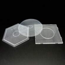 2.6mm Perler Bead Template Transparent Pegboard Educational Toy, Fuse Bead Template For Making Various Shapes, Puzzle Transparent Pegboard Set, Fuse Bead Tools, DIY Pixel Craft Making, Creative Handmade Gift, Suitable For Fuse Beads 2.6mm Fuse Bead Template Tools - Clear - View 12