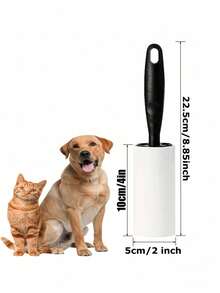 240 Sheets Pet Hair Remover Sticky Lint Roller Refill Sheets, Reusable Dust Cleaning Sticky Paper - A - View 2