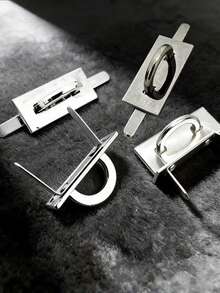 4pcs Heavy Duty Zinc Alloy Arched Buckle, DIY Wallet Handbag Hardware Accessories, Semi-Circular Arched Base, Adjustable Anti-Rust, Handmade Bag Making Material, Fashion Designer Tool, DIY Wallet/Travel Bag, Suitable For Fashion Enthusiasts, Pragmatists, DIY Lovers, Unisex - Multicolor - View 12