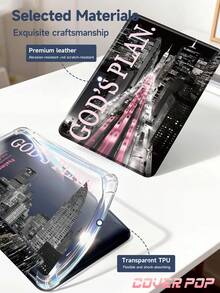 Ốp lưng máy tính bảng họa tiết kiến trúc đô thị, tương thích với iPad Air 11 inch M3 2025 / M2 2024, Air thế hệ thứ 5 2022, (A16) 11 inch thế hệ thứ 11 2025, tương thích với Samsung Galaxy Tab, Kindle Paperwhite thế hệ thứ 12 2024, mặt lưng trong suốt, ốp bảo vệ họa tiết thời trang, chức năng tự động tắt/mở màn hình, bảo vệ bằng túi khí, thích hợp làm quà tặng và sử dụng trong văn phòng. - Nhiều màu - Xem 9