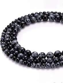 4、6、8、10毫米紫色梦幻紫水晶珠天然石英水晶石散珠，适用于珠宝制作DIY手链。 - 紫色 - 查看 5