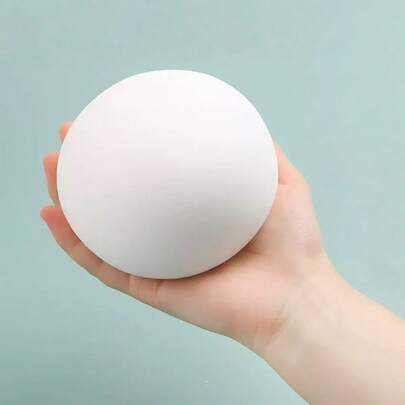 1pc 6cm Japanese Style Plastic Steamed Bun, Slow Rebound Squeeze Toy, Suitable For Stress Relief And Classroom Use, Ideal Birthday Gift