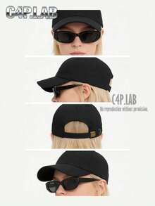 1 Hat, A Baseball Washable Cap With The Vondutch Logo, Featuring A Classic Casual Stylish Retro Soft Sweatband, Adjustable Size, Lightweight Multifunctional Baseball Cap, With Sun Protection And UPF 50 UV Protection, Suitable For Outdoor Sports. - A - Xem 4