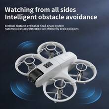 迷你无人机航拍双摄像头玩具遥控飞机电动可调飞机 - 彩色 - 查看 6