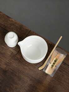 Bộ 2 tô sứ pha trà Matcha 500ml, giá đỡ đánh trà Matcha, dụng cụ pha chế trà Matcha, đồ uống và tráng miệng, quà tặng cho bạn bè, gia đình, thầy cô, đồng nghiệp. - Nhiều màu - Xem 3