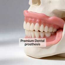 Moldable Self-Fitting Cosmetic Teeth Set Upper & Lower Fake Teeth Veneers For Narrow & Wide Arches Easy At-Home Use No Dentist Needed Comfortable Reusable - trắng - Xem 4