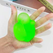 1pc Squishy Stress Relief Transparent Frosted Maltose Squeeze Toy, Soft Maltose Syrup Stress Ball, Soft Texture Slow Rebound, Comfortable Hand Feel, Soft Squeeze Ball, Stress Relief Soft Rubber Squeeze Ball, Relieve Stress, Fingertip Stress Relief Squeeze Ball, Handmade Soft Rubber Squeeze Toy, Effectively Relieve Stress And Anxiety, Suitable For Adults Office Workers Stress Relief Tool, Daily Essential, Holiday Gift (Random Color) - Multicolor - View 7