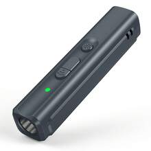 Ultrasonic Dog Repeller & Anti-Barking Device, USB Rechargeable With LED Light, Compact Design With Lanyard For Outdoor & Indoor Use - Grey - View 9
