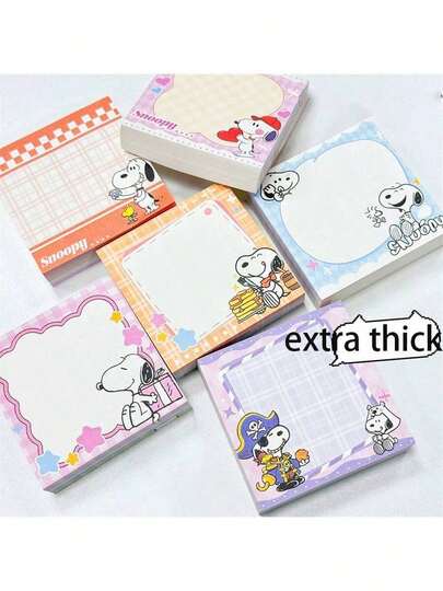 200张/套 时尚厕所便签纸，可爱加厚便利贴，学生记账、笔记、留言，随机款式，圣诞节礼物，圣诞装饰