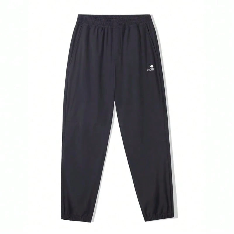 CAMEL CROWN Men's Sports Pants, Summer Quick-Drying Pants, Breathable Thin Trousers For Outdoor Running - Phantom Black - View 1