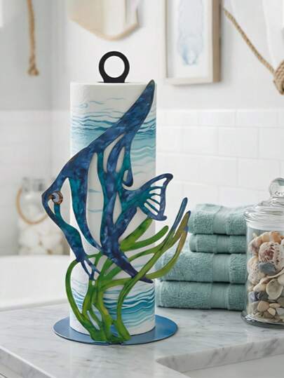 这款优雅独特的亚克力海洋主题纸巾盒，是厨房、浴室、梳妆台、婚礼和派对的理想之选。它也是乔迁、婚礼或家居装饰的绝佳礼物。