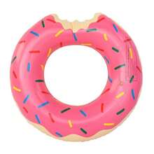 1pc Creative Donut Shaped Inflatable Swimming Ring, Summer Swimming Pool And Beach Floats, Party Decor, Adult Vacation Swimming Leisure Sofa, Perfect Summer Gift - Multicolor - View 21