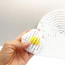 1pc 3D Printed Movable Joint Fried Egg Pop Fidget Desktop Creative Decor Gift - Multicolor - View 6