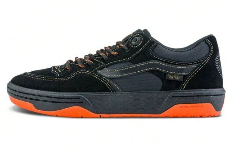VANS Spitfire Wheels X Rowan 2 Black Flame - VN0A2Z3IBFM Unisex Shoes - Black - View 1