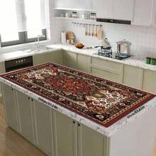 1pc Vintage Floral & Geometric Pattern Absorbent Drying Mat, Suitable For Dining Table, Coffee Machine, Multi-Purpose Drainage Pad, Home Gift, Desktop Decor - XYLSD-96 - View 8