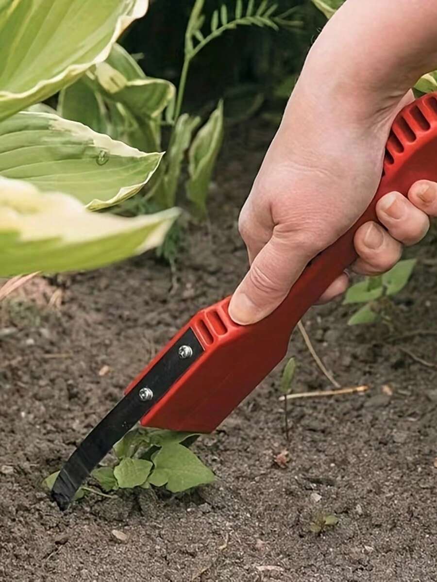 随机颜色手持式圆形除草器 - 塑料手柄草坪花园除草工具，让园艺变得简单轻松 - 多色 - 查看 1