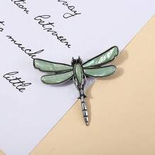 Vintage Classic Abalone Shell Dragonfly Brooch Jewelry For Women Men Fashion Insect Metal Unisex Brooches Pin Buckle Suit Badges - Style 8 - View 10