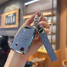Bao da chìa khóa xe hơi bằng TPU mềm dẻo kèm móc khóa, 3 nút bấm, bảo vệ linh hoạt, tương thích với Golf 7, MK7, Tiguan, MK2, chìa khóa cao cấp. - Nhiều màu - Xem 14