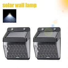 Solar-Powered LED Lights With PIR Motion Sensors, Outdoor Wall Lights, Waterproof, Solar-Powered, Street Lights, Garden Decorations. - Multicolor - View 12
