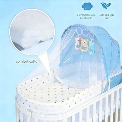 Giường cũi chống muỗi di động, giường cũi/giường ngủ gấp gọn đa chức năng cho bé.