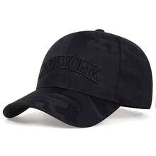 1pc Men's New York Letter Embroidered Baseball Cap, Adjustable Outdoor Sun Protection Casual Hat, Suitable For Spring, Autumn, Travel, Beach, Party,Summer,Holiday,Festival - Multicolor - View 8