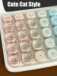 32pcs Transparent Magnifying Nail Stickers, Nail Typing Auxiliary Keyboard Stickers With 3D Raised Long Nails, Transparent DIY Keyboard Cap Self-Adhesive Office Nail Protection, Transparent Glass Material (Includes Round Seamless Nano Transparent Glue) - View 6