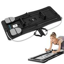 Pilates Board - Pilates Reformer Set, Multi-Purpose Foldable Pilates Reformer Board For Home, 4 In 1 Pilates Sliding Board(Black) - 黑色 - 查看 7