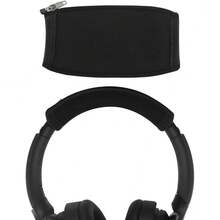 适用于 WH-1000XM4/XM3/XM2/1000X、ULT WEAR、WH-ULT900N、WH-XB950N1/XB910N/XB900N、MDR-XB950BT/XB650BT、MDR-10RBT/10RNC/10R 耳机的头带套，替换维修部件 - 黑色 - 查看 2