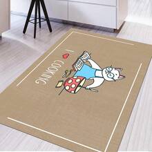Digital Printed Non-Slip Washable Runner & Area Rug With Frame Pattern | Modern, Scandinavian, Boho & Classic Styles | 100% Polyester | MADE IN TURKEY - Multicolor - View 4