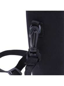 1 chiếc túi đựng cốc có quai đeo vai, túi giữ nhiệt cho cốc nước, túi bảo vệ cốc, túi đựng cốc thủy tinh có dây nâng. - màu đen - Xem 4