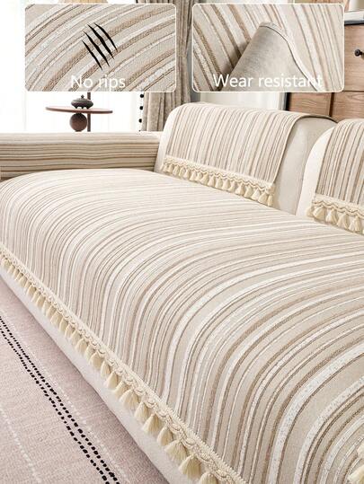 1 chiếc vỏ đệm sofa nhung mềm mại, thoải mái, dùng được cả 4 mùa, kiểu dáng hiện đại tối giản, chống trượt, chống bụi và có thể giặt được, tươi mát và mềm mại, không phai màu và không bị rụng lông, thân thiện với thú cưng, phù hợp cho phòng ngủ, văn phòng, phòng khách, sofa hình chữ L và sofa 1/2/3/4 chỗ ngồi.