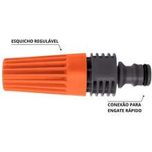 Esguicho Para Engate Rápido Com Jato Regulável + Torneira 1/2" + Engate Rápido 3/4" e 5/8" + Bico Torneira Engate Rápido - A - Visão 9