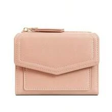 New Women's Tri-Fold Wallet Multi-Functional Foldable Short Card Holder/Money Clip. - Multicolor - View 6