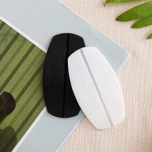 6pcs Silicone Shoulder Strap Non-Slip Pads, Bra Strap Holder, Invisible Pressure-Relieving Shoulder Cushions, Bra Strap Clips In Multiple Colors - Black+White+Skin Color 3 Pairs - View 8